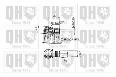 QUINTON HAZELL qts128393 -  Газовая пружина, крышка багажник